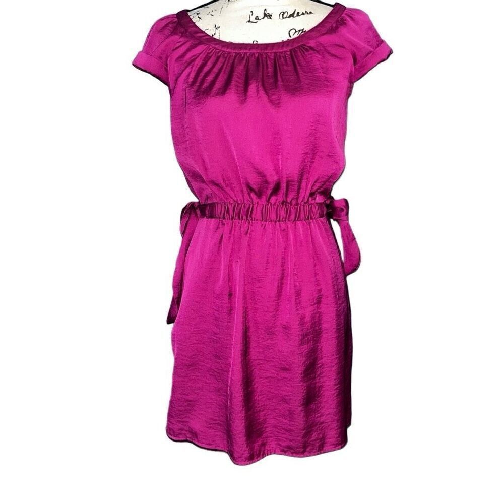 Banana Republic fuschia dress 2‎